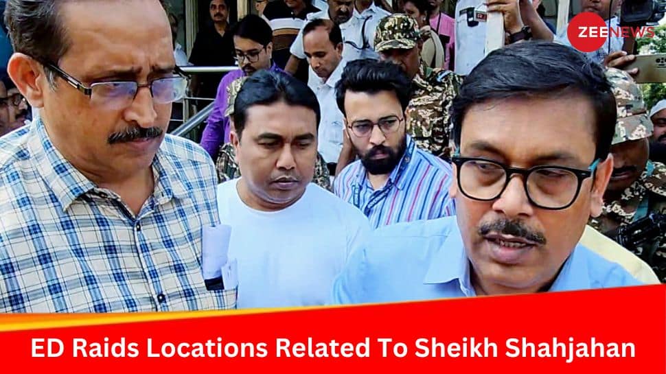 ED Raids Multiple Locations Linked To Shahjahan Sheikh In Sandeshkhali Over Land Grabbing Charges