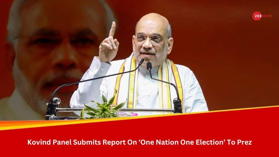 &#039;Historic Day&#039;: Amit Shah After Ram Nath Kovind Panel Submits Report On &#039;One Nation One Election&#039; To President