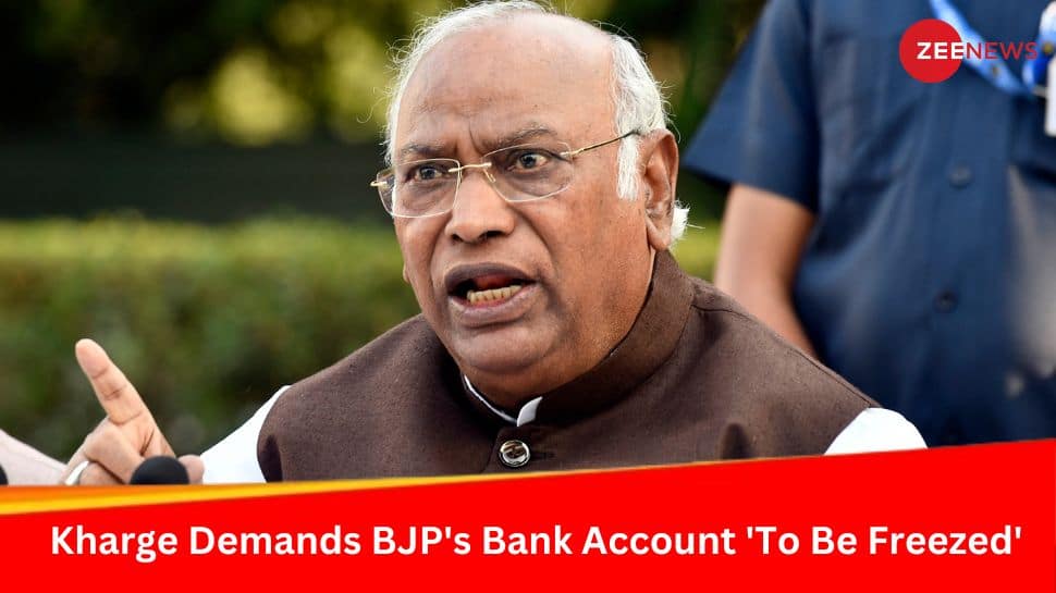 Kharge Demands BJP&#039;s Bank Account &#039;To Be Freezed&#039; Amid Electoral Bonds Data Row