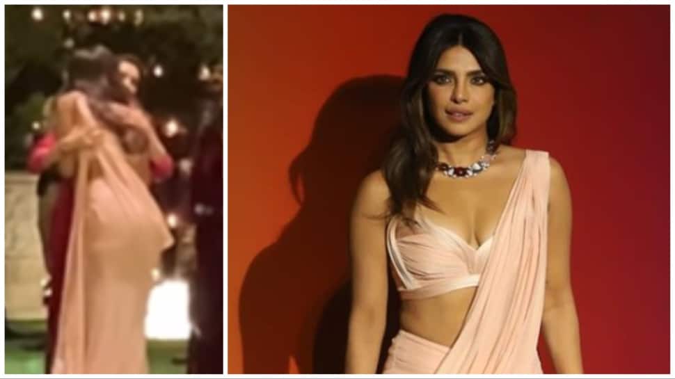 Priyanka Chopra Shares Warm Embrace With Madhuri Dixit At Holi Party; Divas Look Stunning - VIDEOS