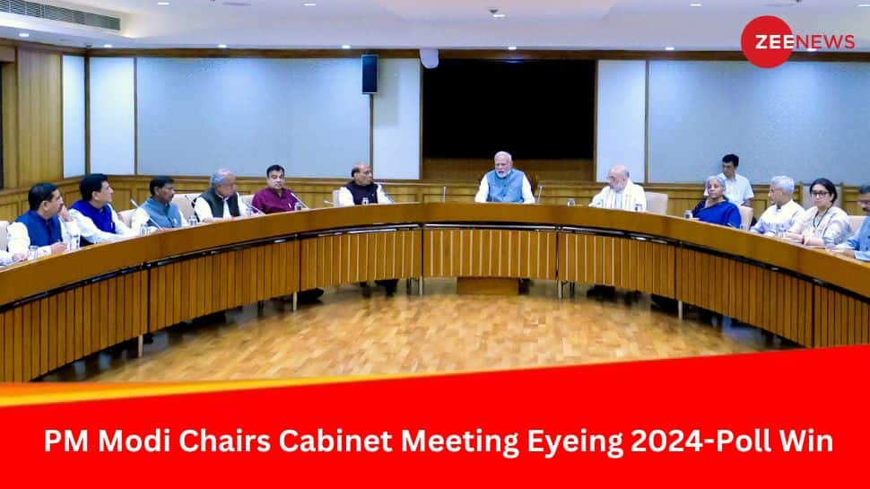 PM Modi Meets Cabinet Ministers, Asks For 100-Day Agenda After 2024 Poll Victory