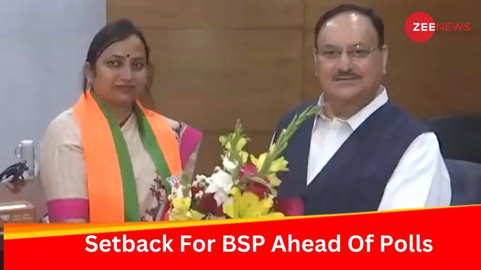In Setback For Mayawati&#039;s BSP, MP Sangeeta Azad Joins BJP