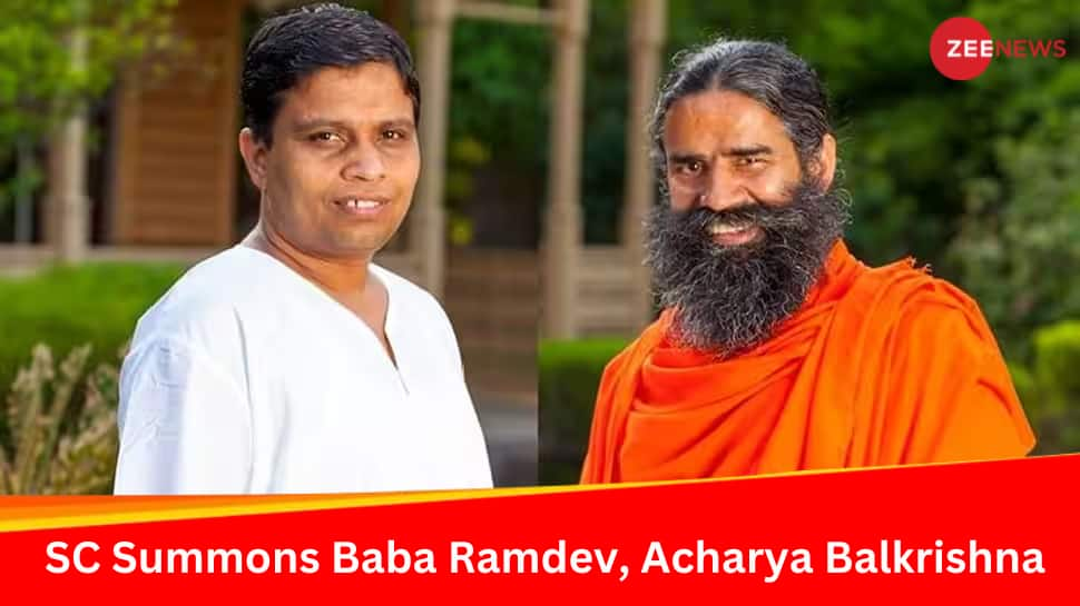 SC Summons Baba Ramdev, Acharya Balkrishna For Contempt Case Hearing In Patanjali Ads Case