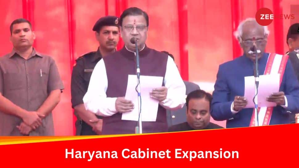 Haryana Cabinet Expansion; Saini Government Inducts New Ministers; Check List Here