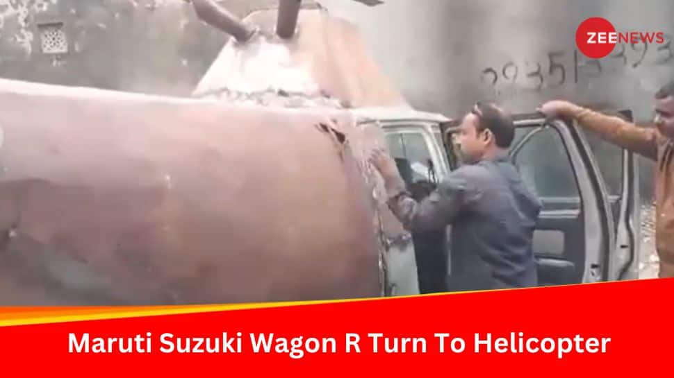 Maruti Suzuki Wagon R Transformed Into Helicopter But UP Police Had Last Say