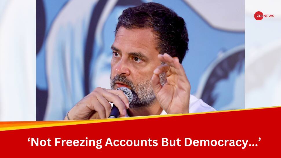 &#039;No democracy In India Today...&#039;: Rahul Gandhi Slams BJP On Freezing Of Congress&#039; Accounts