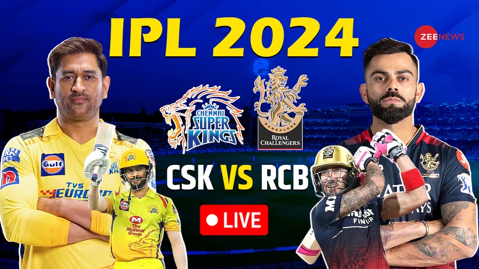Highlights CSK vs RCB Cricket Score and Updates, IPL 2024 CSK Win By 6
