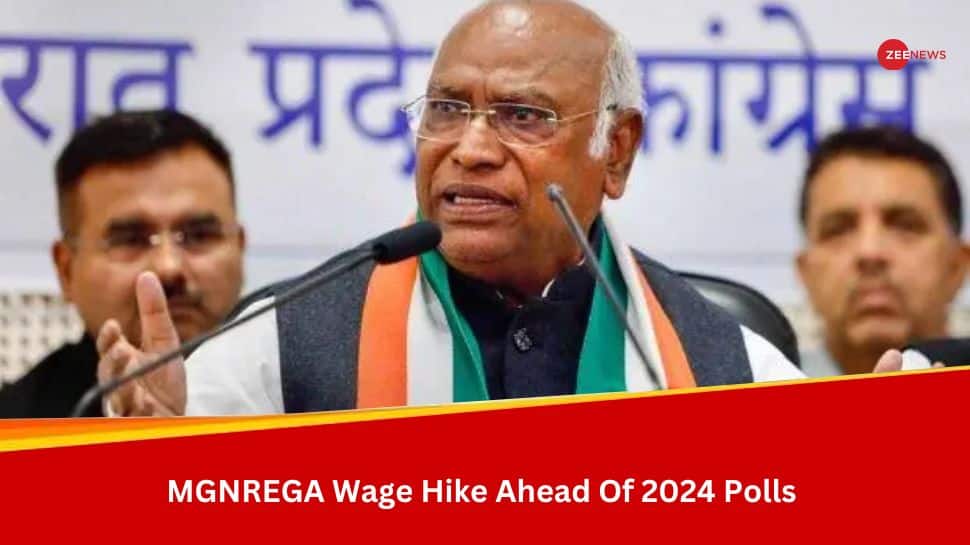 MGNREGA Wage Hike And Congress&#039; Guarantees: Will It Impact 2024 Lok Sabha Polls?