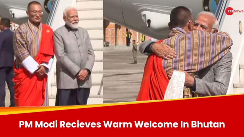 PM Modi Arrives In Bhutan On Two-Day State Visit, Receives Warm Welcome