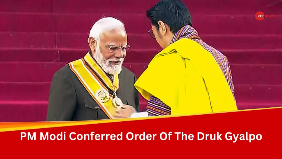 &#039;Honour Of 140 Crore Indians..&#039;: PM Modi Conferred Bhutan&#039;s Highest Civilian Award Order Of The Druk Gyalpo