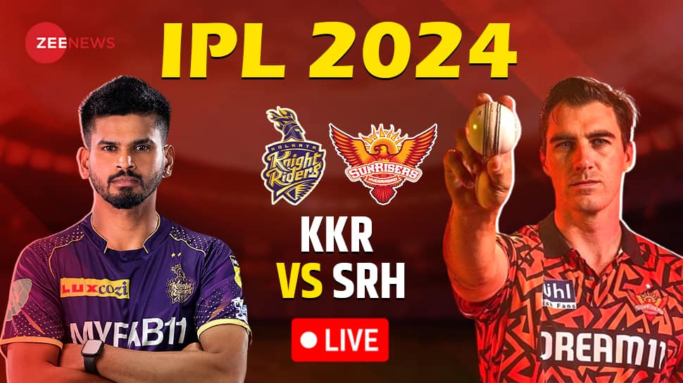 SRH2047 (20) KKR vs SRH Live Cricket Score and Updates, IPL 2024 KKR