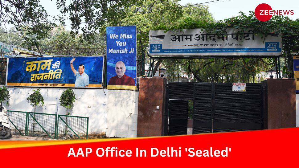 AAP Workplace In Delhi Sealed, Atishi To Carry Up Matter With EC