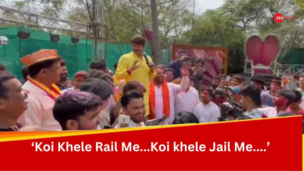 &#039;Koi Khele Rail Me, Koi Khele Jail Me....&#039;: Manoj Tiwari Takes Veiled Dig At Delhi CM Arvind Kejriwal On Holi- Watch