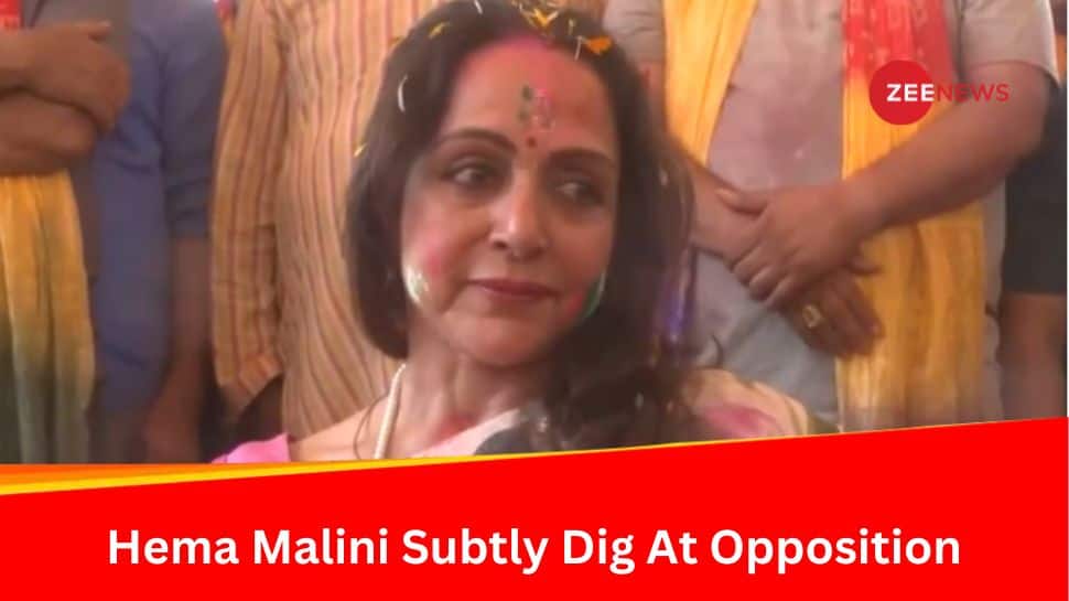 &#039;Instead Of Criticising...&#039;:  Hema Malini Takes A Dig At Opposition Ahead Of 2024 LS Polls 