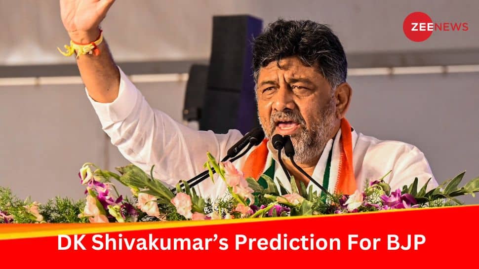 DK Shivakumar Makes Stunning Prediction For BJPs Seat In Karnataka Lok Sabha Polls