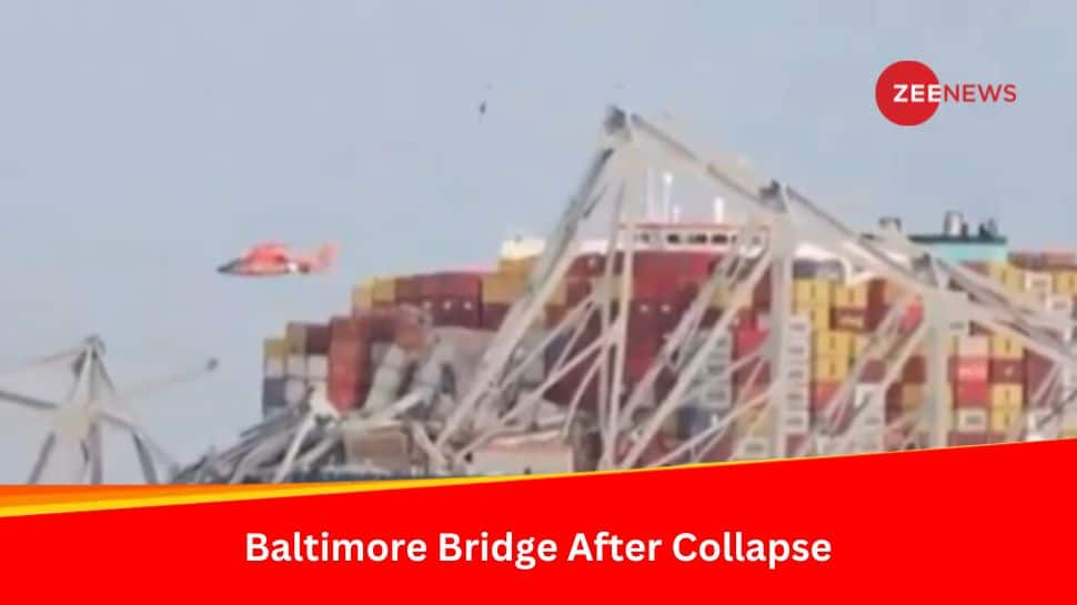 Watch Fresh Day Time Video Of Baltimore Bridge After Collapse; All