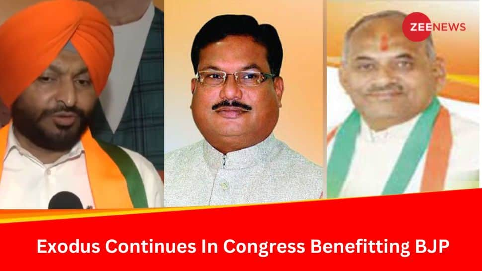 From Punjab To MP To Maharashtra, Exodus Continues In Congress Benefitting BJP | India News