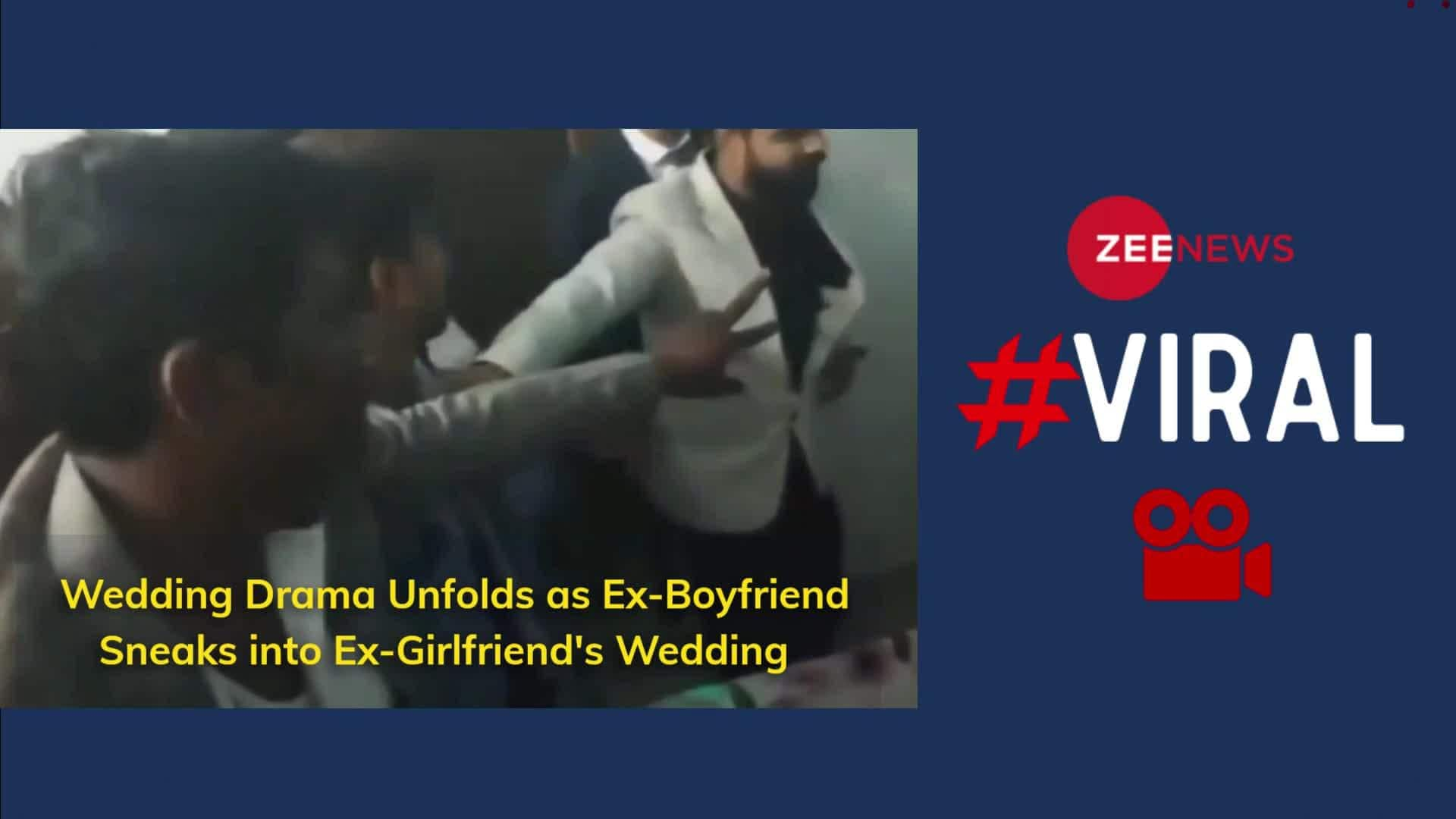 Viral Video: Wedding Ugly Drama Unfolds As Ex-Boyfriend Sneaks Into Ex ...