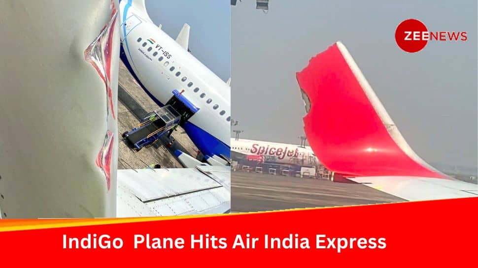 Big Mishap Averted: IndiGo Plane Hits Air India Express Plane At Kolkata Airport Runway; Probe Ordered – Zee News