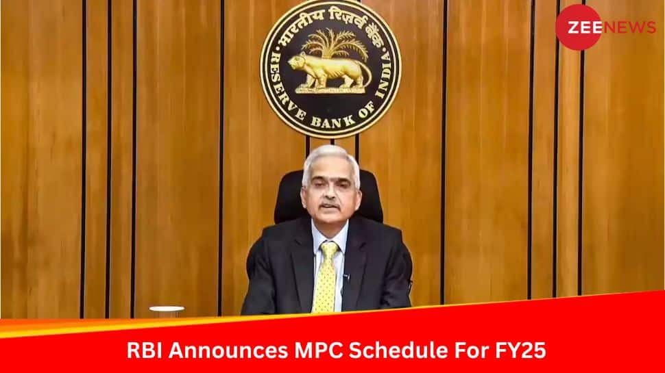 RBI Announces Schedule For Monetary Policy Committee Meetings