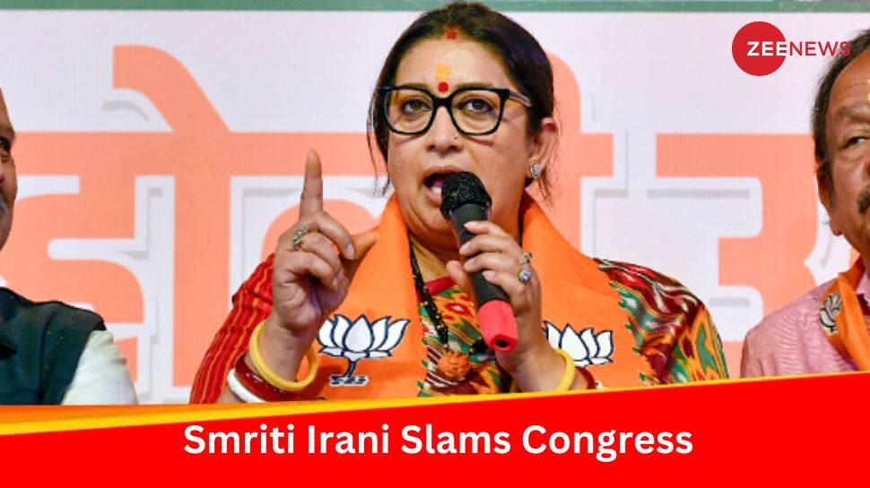 &#039;Scared To Declare Amethi Candidate&#039;: Smriti Irani Jabs Congress