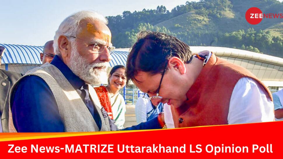 Zee News-MATRIZE Opinion Poll: Historic Win For BJP Predicted In Uttarakhand Lok Sabha Elections