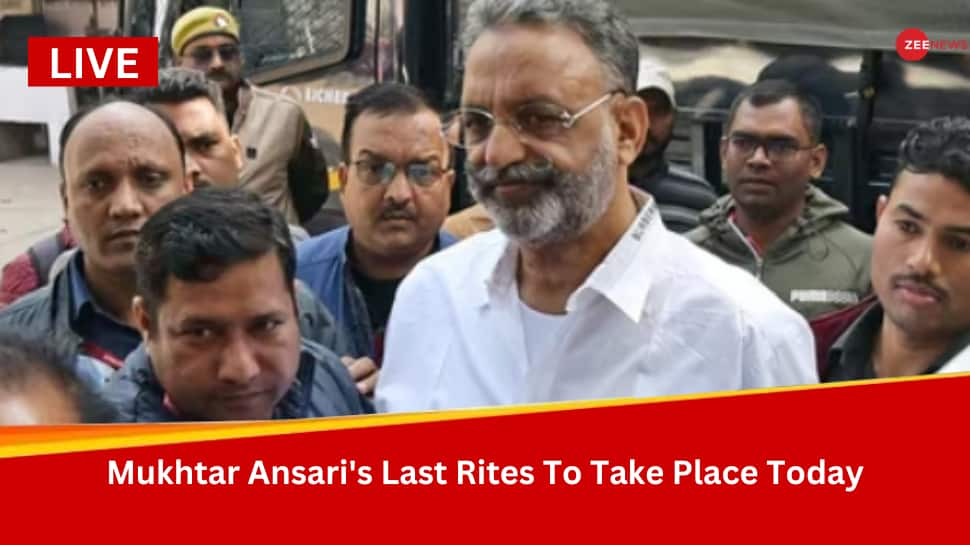 LIVE | Mukhtar Ansaris Demise: Gangster-Politicians Final Rites To Take Place Right now