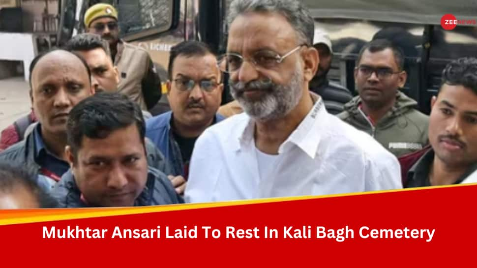 Mukhtar Ansari&#039;s Death: Mukhtar Ansari, UP&#039;s Gangster-Politician, Buried In Ghazipur Amid Tight Security