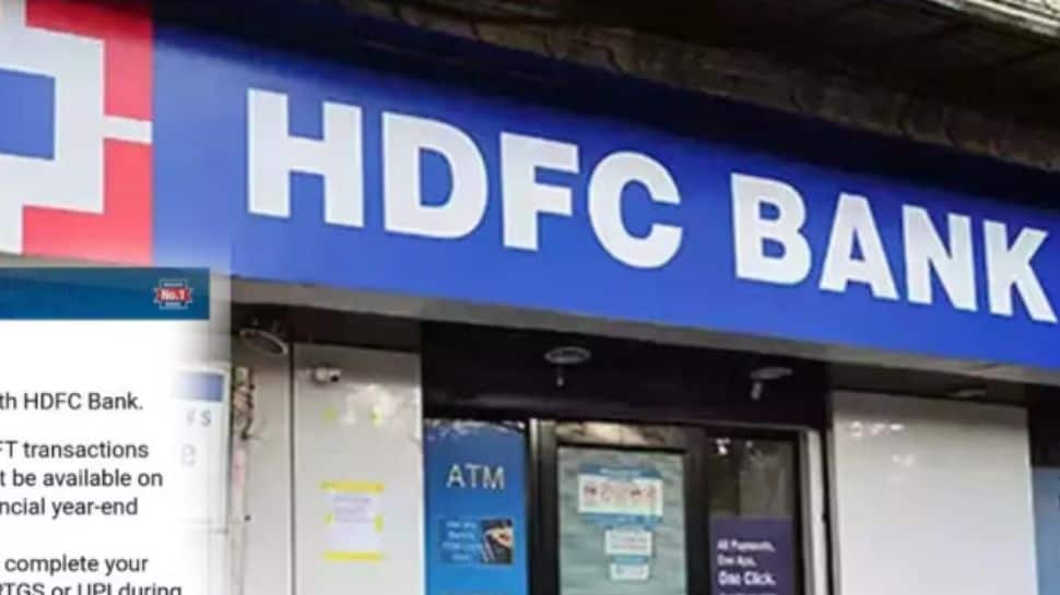 HDFC Bank Advises Customers To Avoid Using NEFT Money Transfer Method On April 1: Check Details 