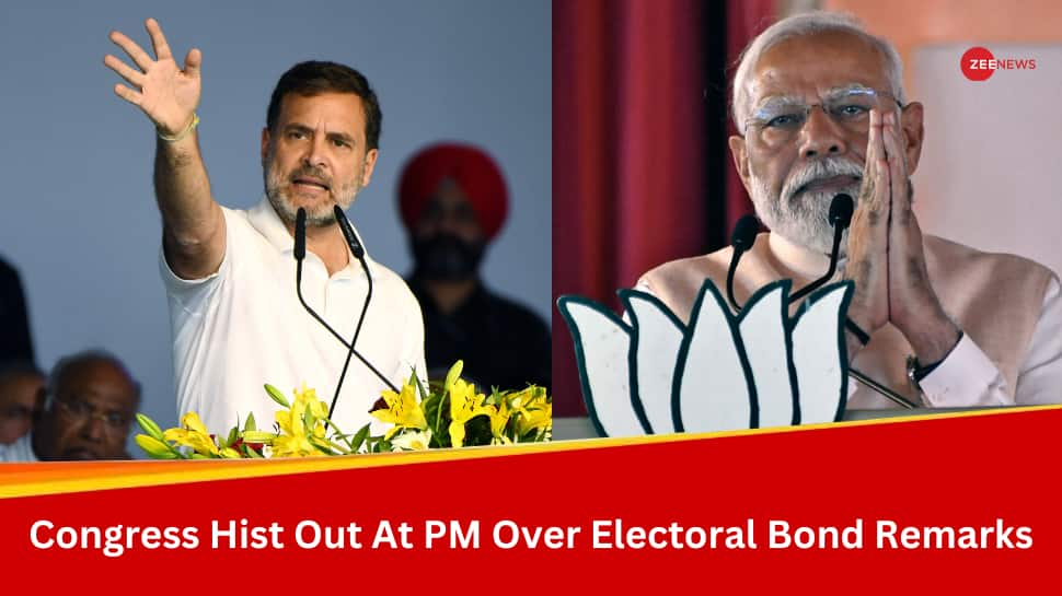 &#039;New Heights Of Hypocrisy...&#039;: Congress Slams PM Modi Over Electoral Bond Remarks