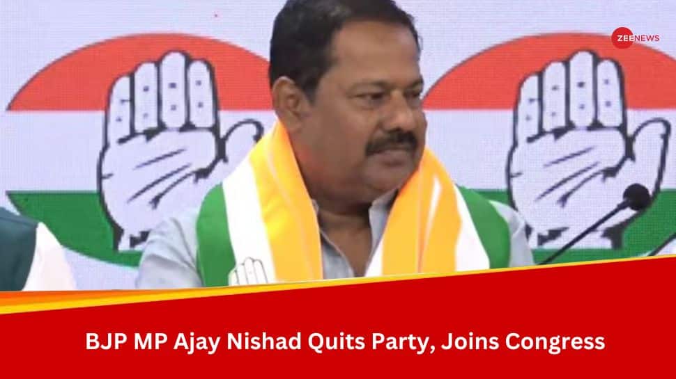 &#039;Shocked By Betrayal&#039; BJP MP Ajay Nishad Quits Party Ahead Of Lok Sabha Polls