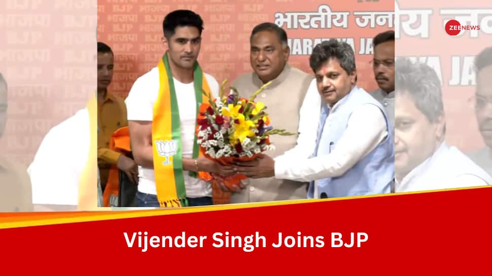 Boxer Vijender Singh Joins BJP Ahead Of Lok Sabha Polls 2024 