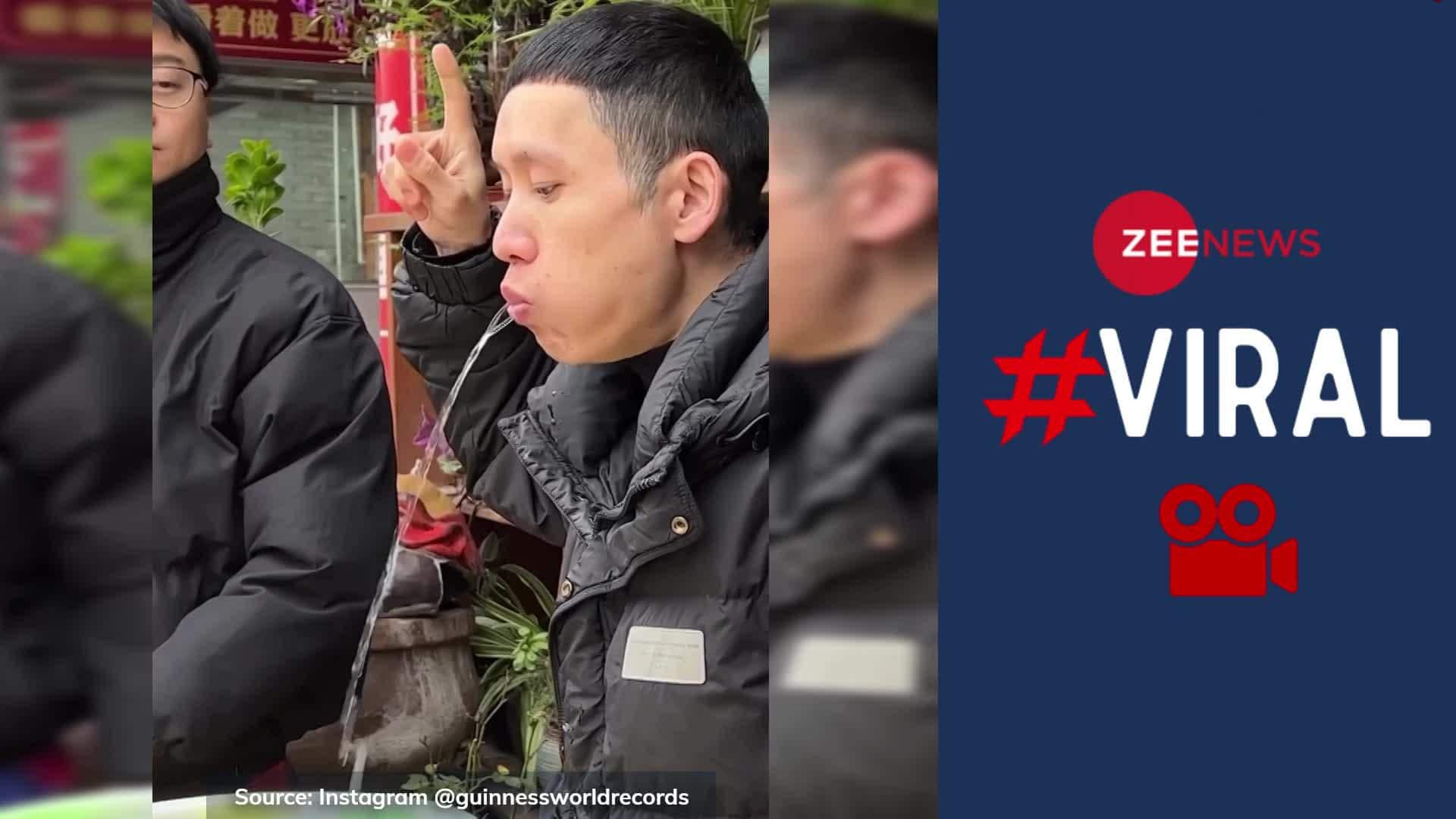 Viral Video Man Leaves In Shock With Record For Longest Time
