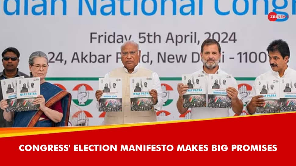 Caste Census, Legal MSP Guarantee, Job Reservations: Congress Manifesto Makes Big Promises