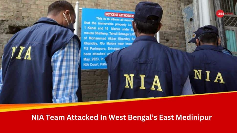 NIA Team Probing Medinipur Blast Case Stopped By Protesters In West Bengal, Car Vandalised