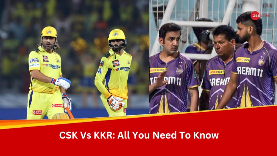 IPL 2024: CSK vs KKR Head-To-Head, Probable Playing 11s, Chennai Pitch Report, Key Battles And Weather Forecast; All You Need To Know