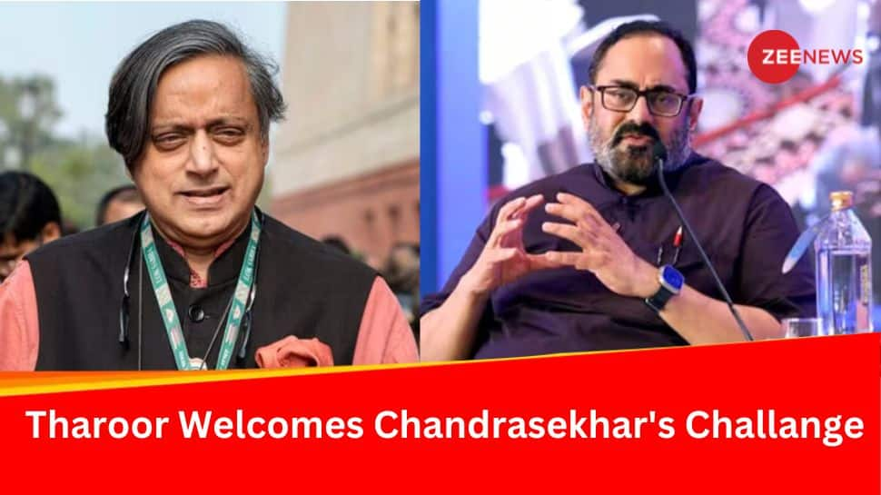 Thiruvananthapuram Gears Up for High Profile Debate As Shashi Tharoor Welcomes Rajeev Chandrasekhar&#039;s Challange