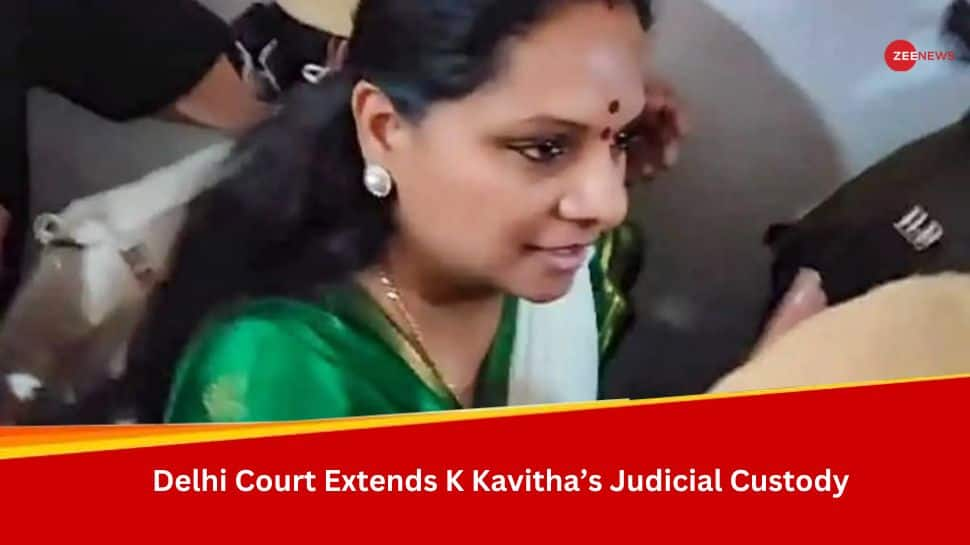 Excise Policy Case: BRS Leader K Kavitha&#039;s Judicial Custody Extended Till April 23