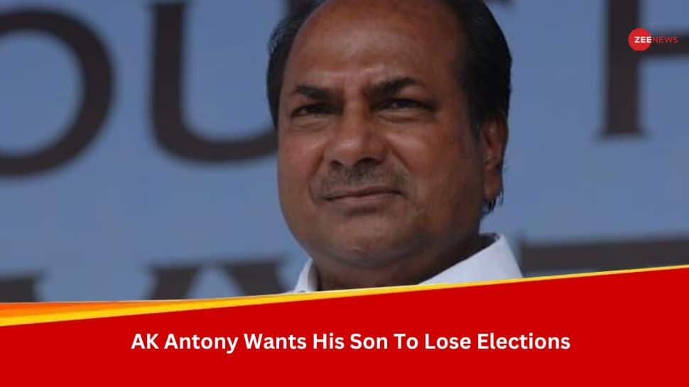 Why  Congress Veteran A K Antony Wants His Son To Lose Election In Kerala?