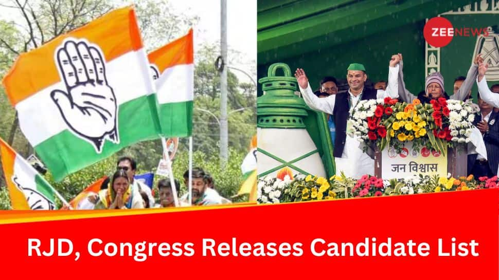 RJD Announces Bihar Candidate Names; Congress Releases Names For Andhra Lok Sabha, Assembly Polls