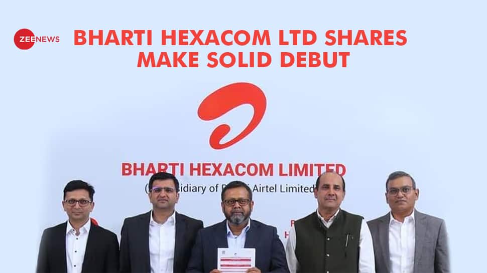 Bharti Hexacom Ltd Shares Make Solid Debut With A 32% Premium Over Issue Price