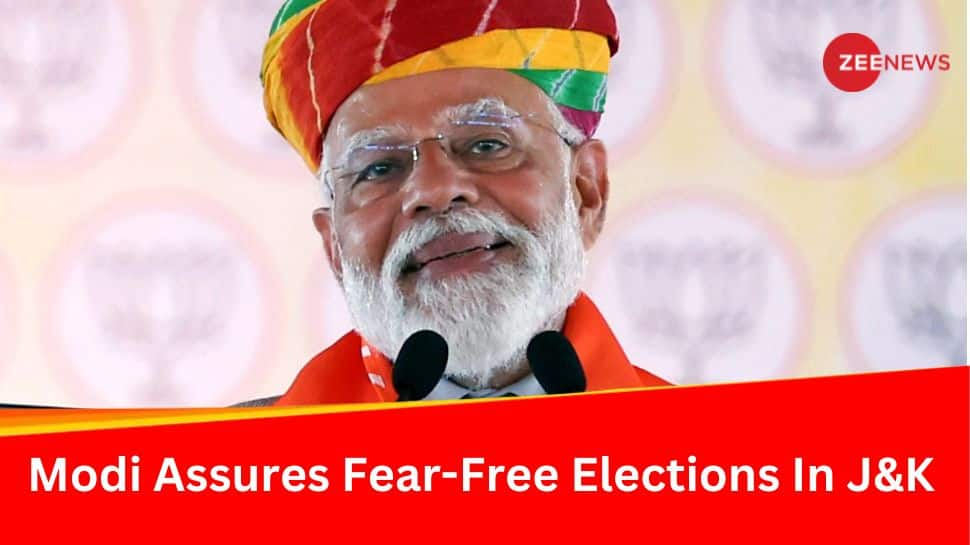 Prime Minister Narendra Modi Assures Fear-Free Elections In Jammu And Kashmir; Challenges Congress On Article 370