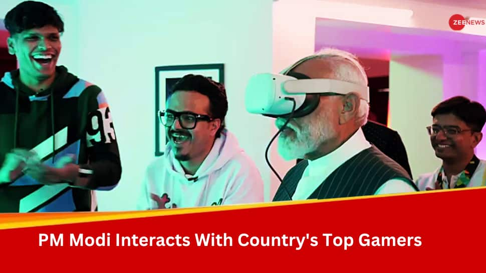 PM Modi Joins India’s Top Gamers, Plays VR Game As 'NaMo OP': Watch ...