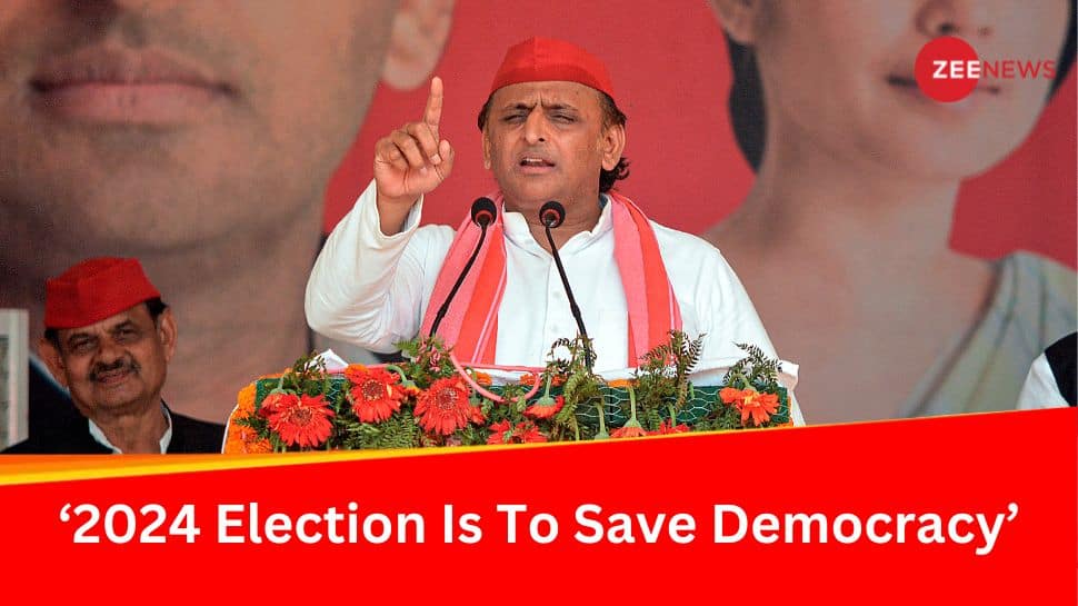 &#039;This Is The Election To Save Constitution, Democracy..&#039;: Akhilesh Yadav