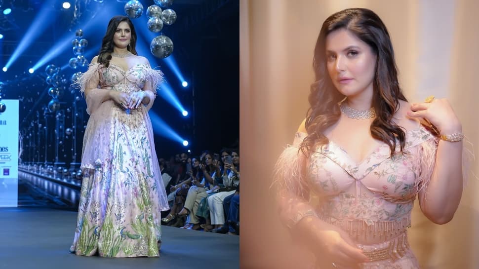 Zareen Khan Turns Showstopper And Adds Glamour To Archana Kochhar's Collection At Fashion Week