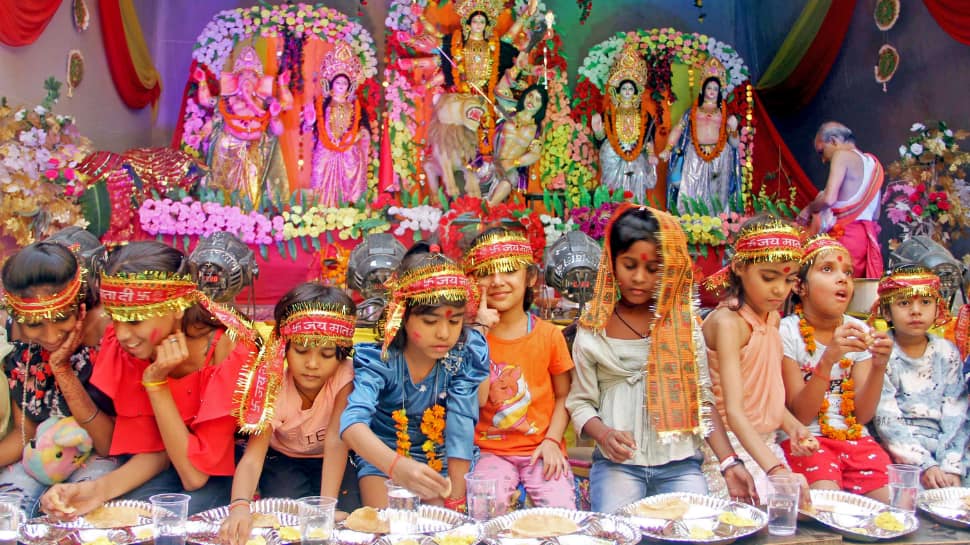Navratri Kanya Puja 2024: Worship Maa Durga&#039;s Avatars- Check Shubh Muhurat, Significance And Puja Vidhi Of Kanjak Pujan On Ashtami