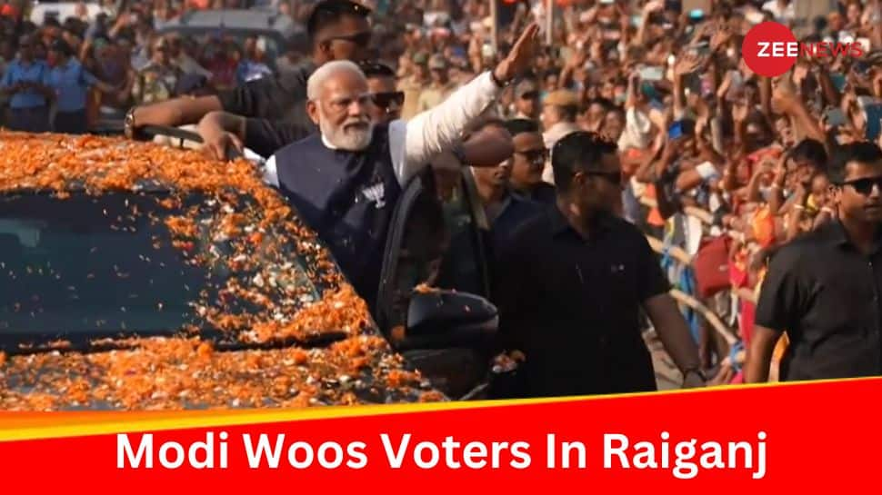 Modi Becomes First Sitting PM To Hold Rally In Raiganj; Claims Bengal Seat Rooting For BJP | India News