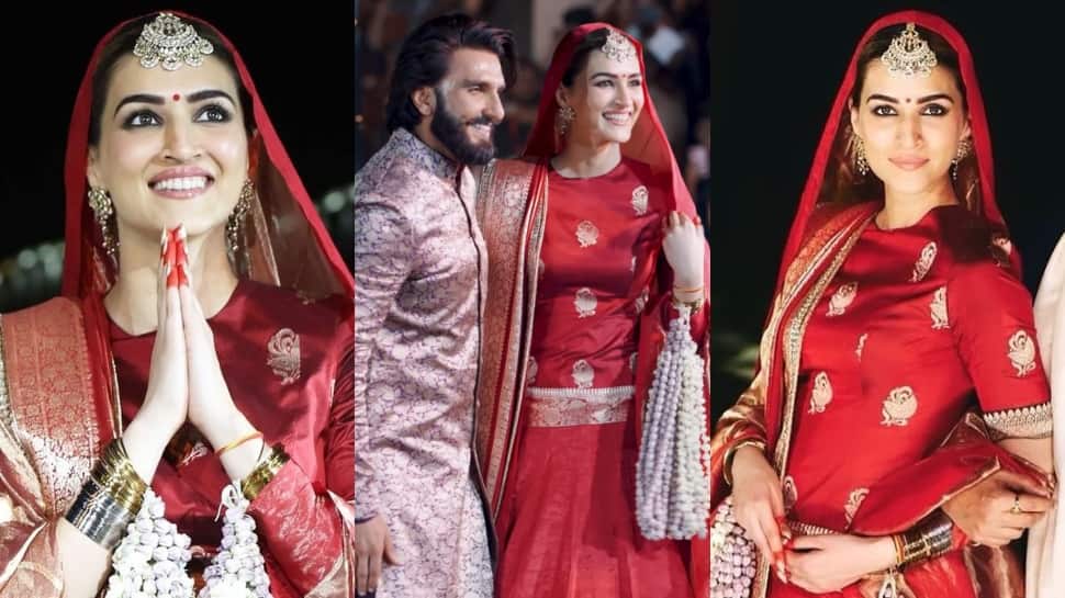Fans Are Obsessed With Kriti Sanon&#039;s &#039;Banarasi Look&#039; As She Turns Showstopper With Ranveer Singh In Kashi, Check Out Reactions 