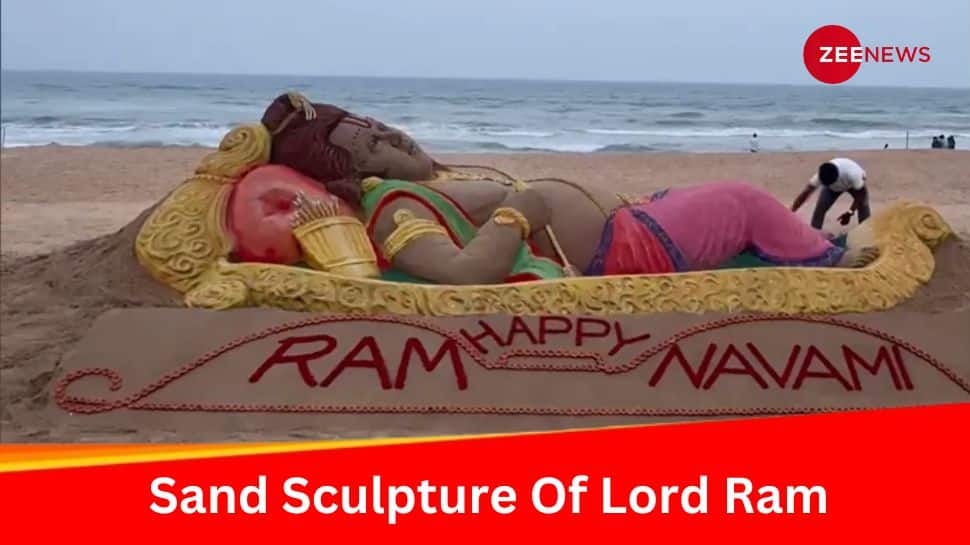 Watch: Sand Artist Sudarsan Pattnaik Creates Spectacular Lord Ram Sculpture On Ram Navami