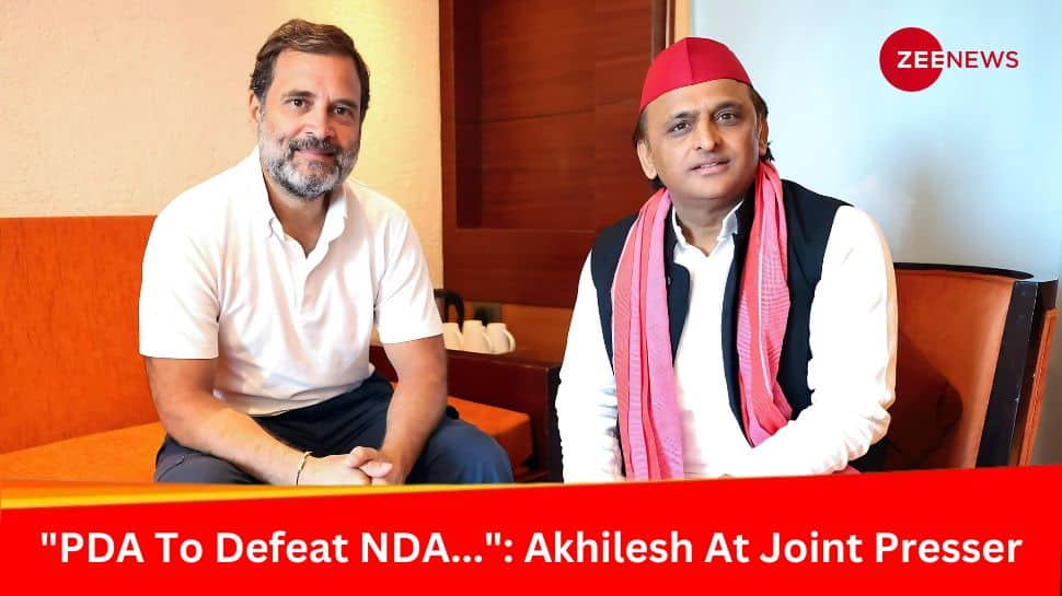 PDA To Defeat NDA…: SP Chief Akhilesh Yadav’s Big Claim At Joint Presser With Rahul Gandhi